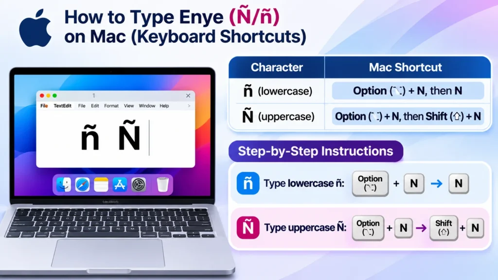 How to Type Enye on Mac